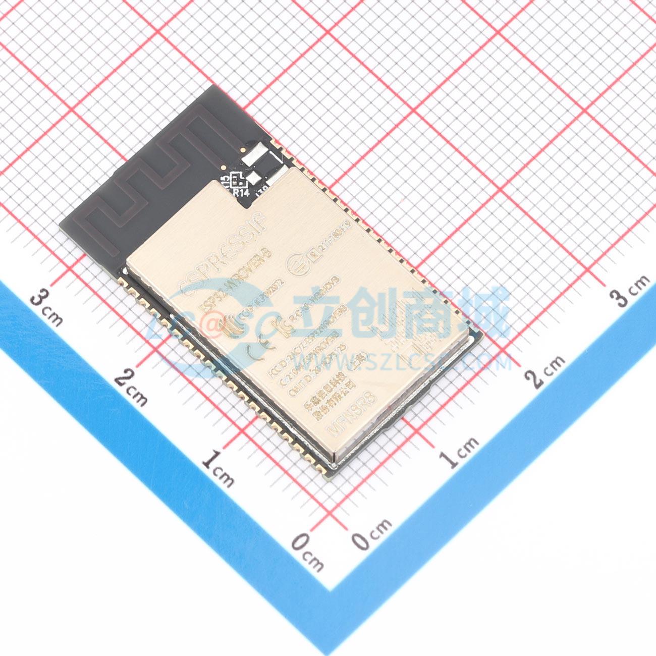 Smart Home Module Iot - 3 Buah ESP32-WROVER-B-N8R8 SMD 31.4X18Mm ESP32-DOWD