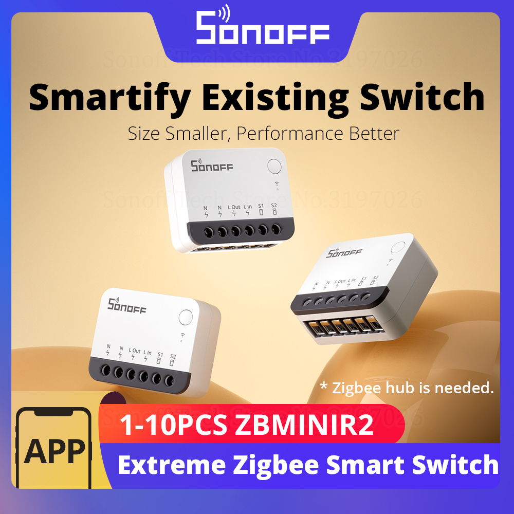 Sonoff - SONOFF ZBMINIR2 Zigbee Smart Switch Mode