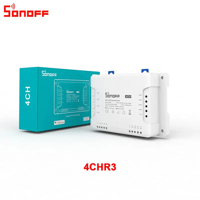 Sonoff - Sonoff 4CHR3 Smart Wifi Switch 4