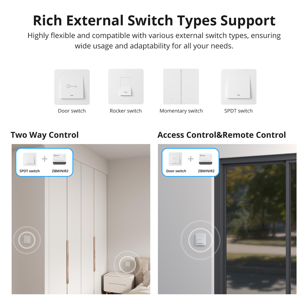 SONOFF ZBMINIR2 Zigbee Smart S - Sonoff ulasan dan harga