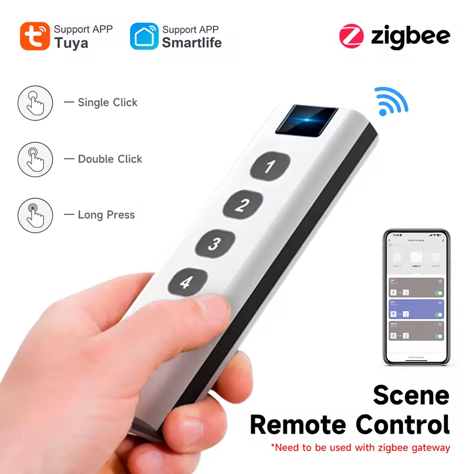 Tuya ZigBee Intelligent Scene  - Tuya 4 Channel ulasan dan harga