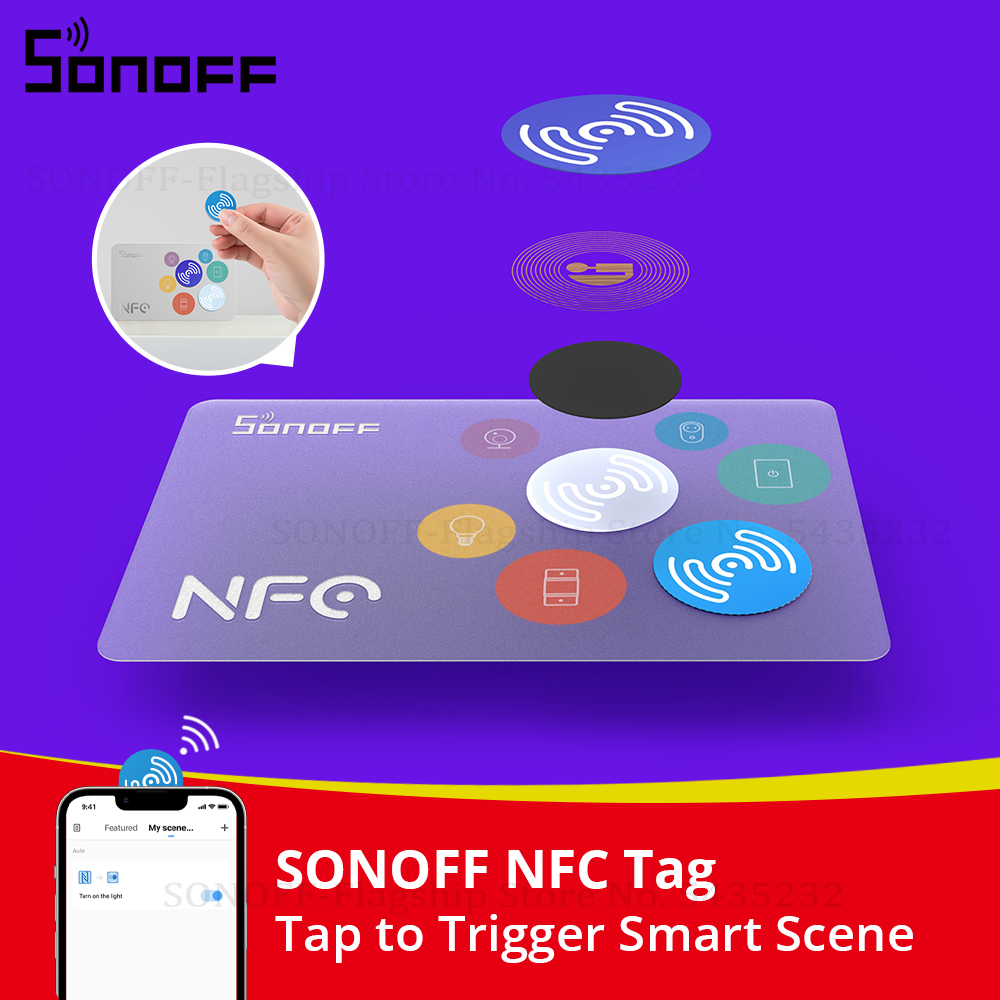 SONOFF NFC Tag Ntag215 Stiker  - Sonoff ulasan dan harga