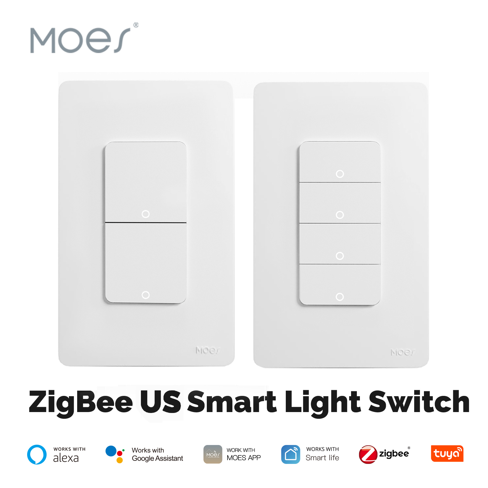 MOES Tuya ZigBee saklar lampu  - Sonoff Basic ulasan dan harga